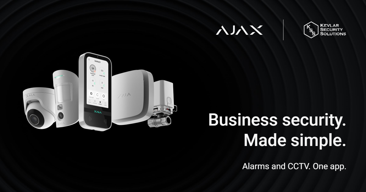 Ajax TurretCam, MotionCam, KeyPad TouchScreen, Hub and WaterStop devices